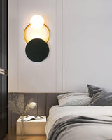 modern-geometric-black-and-gold-wall-sconce-with-white-glass-sphere-light-fixture