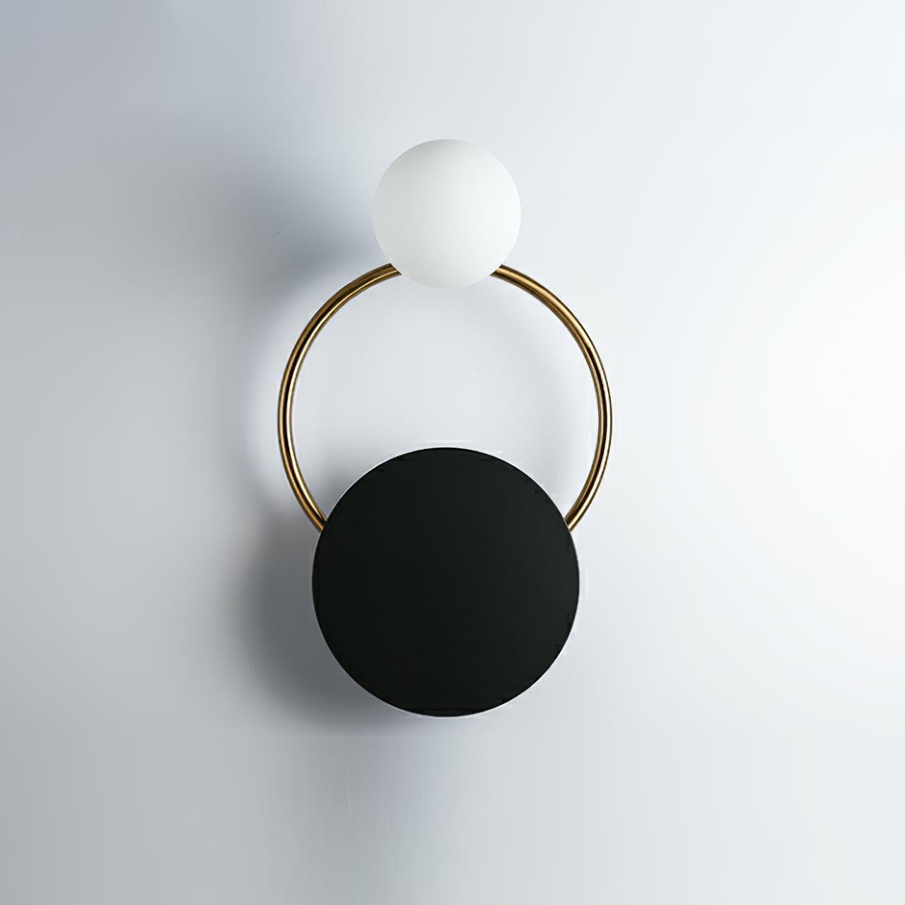 modern-geometric-black-and-gold-wall-sconce-with-white-glass-sphere-light-fixture