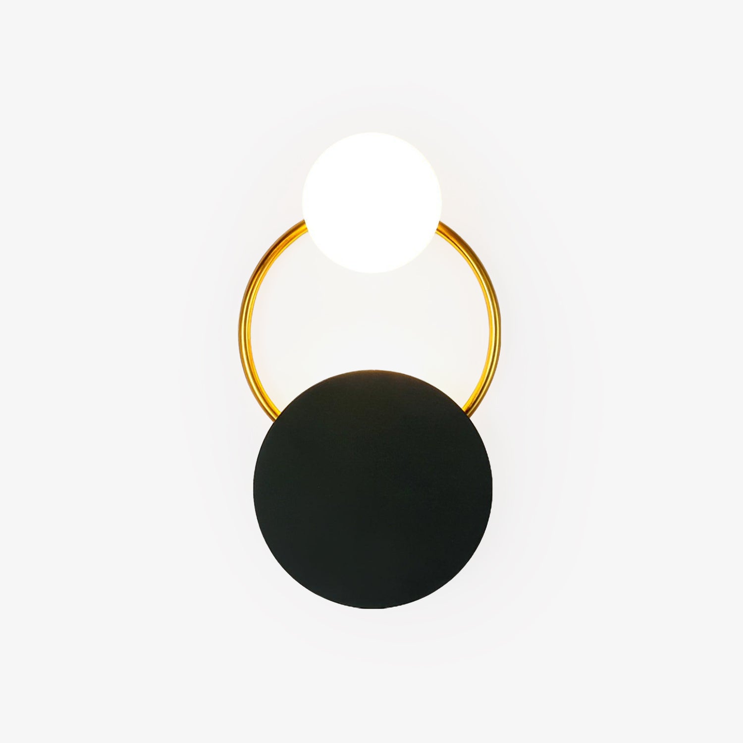 modern-geometric-black-and-gold-wall-sconce-with-white-glass-sphere-light-fixture