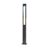 Modern Geometric Outdoor LED Post Light Minimalist Landscape Garden Column Street Lamp IP65