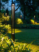 Modern Geometric Outdoor LED Post Light Minimalist Landscape Garden Column Street Lamp IP65