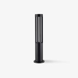 Modern Black Cylindrical LED Garden Post Light Waterproof Path Outdoor Bollard Lamp