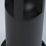 Modern Black Cylindrical LED Garden Post Light Waterproof Path Outdoor Bollard Lamp
