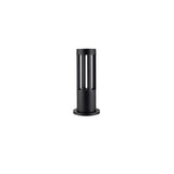 Modern Black Cylindrical LED Garden Post Light Waterproof Path Outdoor Bollard Lamp