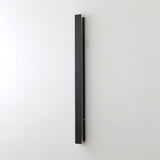 Modern Waterproof Solar Powered LED Outdoor Wall Light Long Strip Patio Sconce with Remote Control