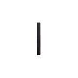 Modern Waterproof Solar Powered LED Outdoor Wall Light Long Strip Patio Sconce with Remote Control
