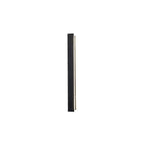Modern Waterproof Solar Powered LED Outdoor Wall Light Long Strip Patio Sconce with Remote Control
