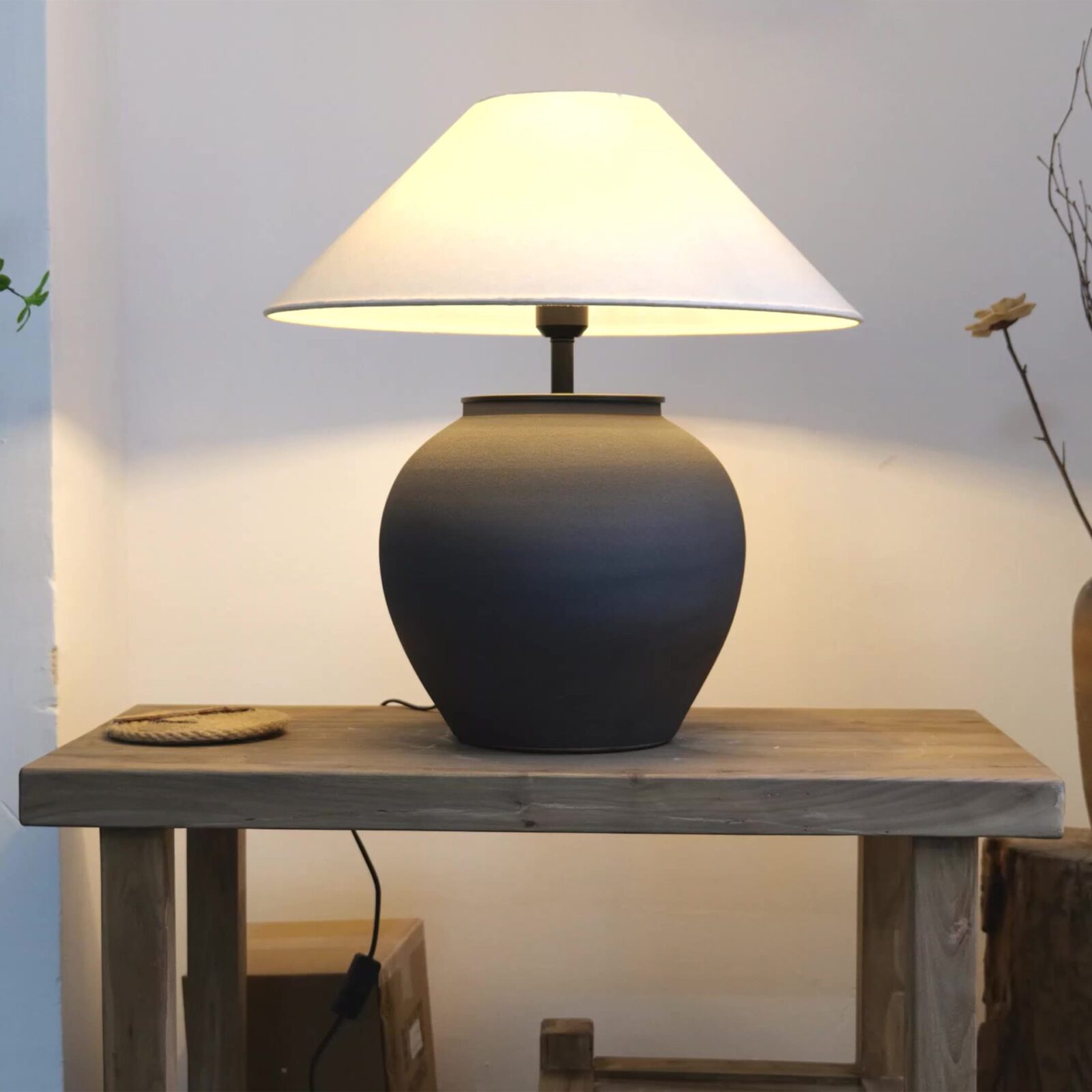 modern-wabi-sabi-handcrafted-ceramic-table-lamp-black-mud-texture-bedside-desk-light
