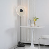 Luxora Acrylic LED Floor Lamp Modern Metal Standing Light for Contemporary Living Room Office