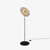 Luxora Acrylic LED Floor Lamp Modern Metal Standing Light for Contemporary Living Room Office