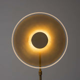 Luxora Acrylic LED Floor Lamp Modern Metal Standing Light for Contemporary Living Room Office