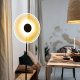 Luxora Acrylic LED Floor Lamp Modern Metal Standing Light for Contemporary Living Room Office