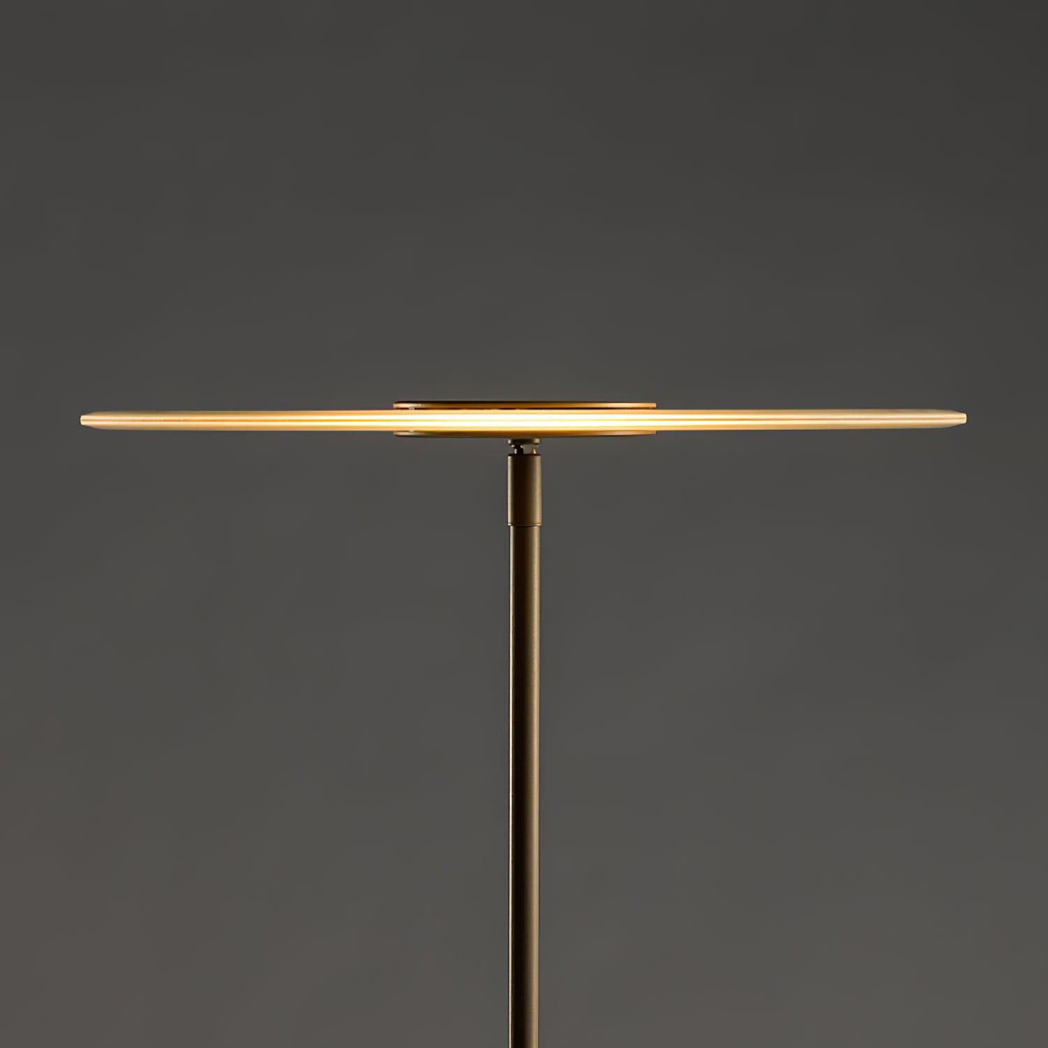 Luxora Acrylic LED Floor Lamp Modern Metal Standing Light for Contemporary Living Room Office