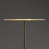 Luxora Acrylic LED Floor Lamp Modern Metal Standing Light for Contemporary Living Room Office