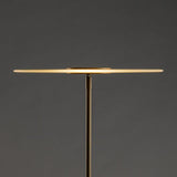 Luxora Acrylic LED Floor Lamp Modern Metal Standing Light for Contemporary Living Room Office