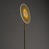 Luxora Acrylic LED Floor Lamp Modern Metal Standing Light for Contemporary Living Room Office