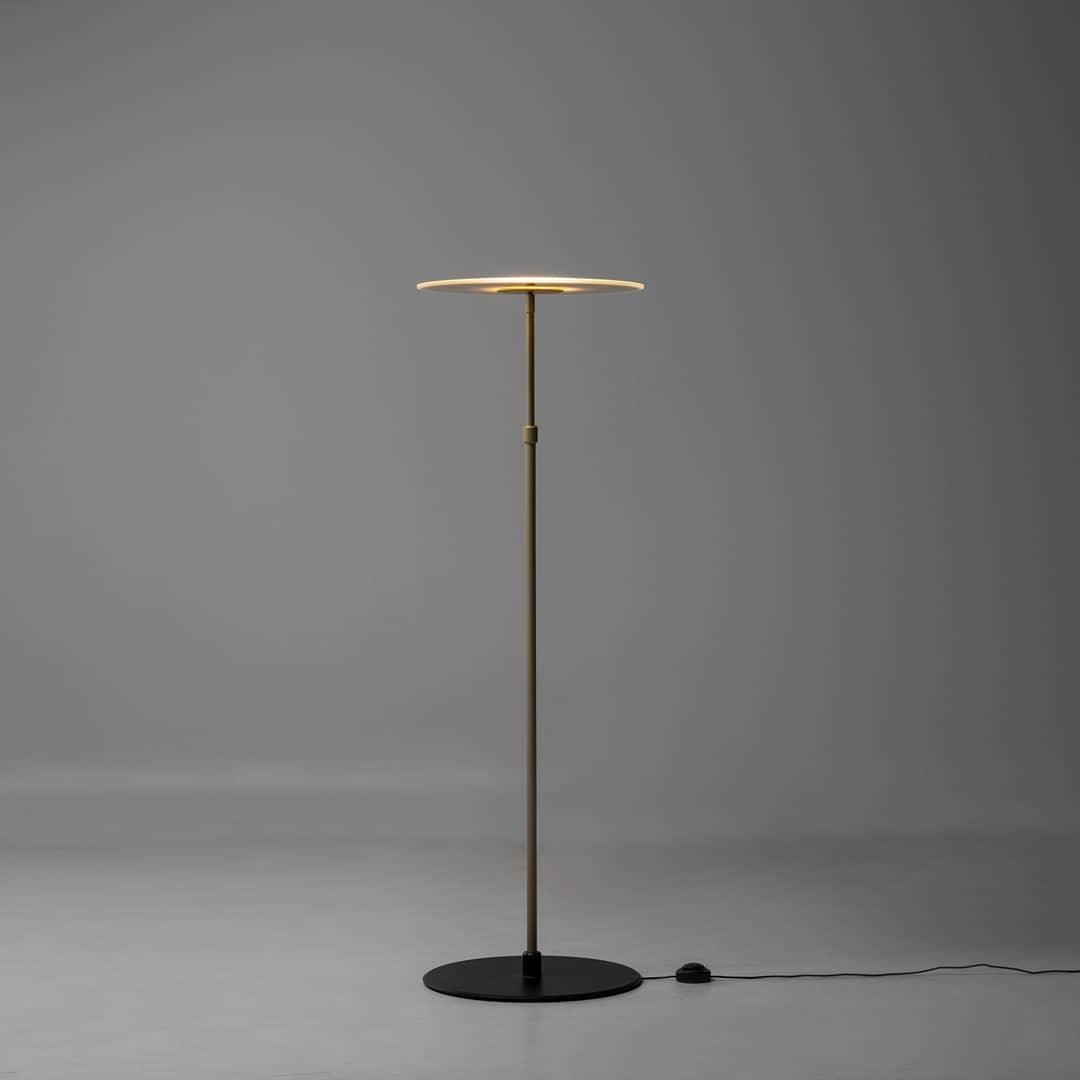 Luxora Acrylic LED Floor Lamp Modern Metal Standing Light for Contemporary Living Room Office