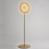 Luxora Acrylic LED Floor Lamp Modern Metal Standing Light for Contemporary Living Room Office