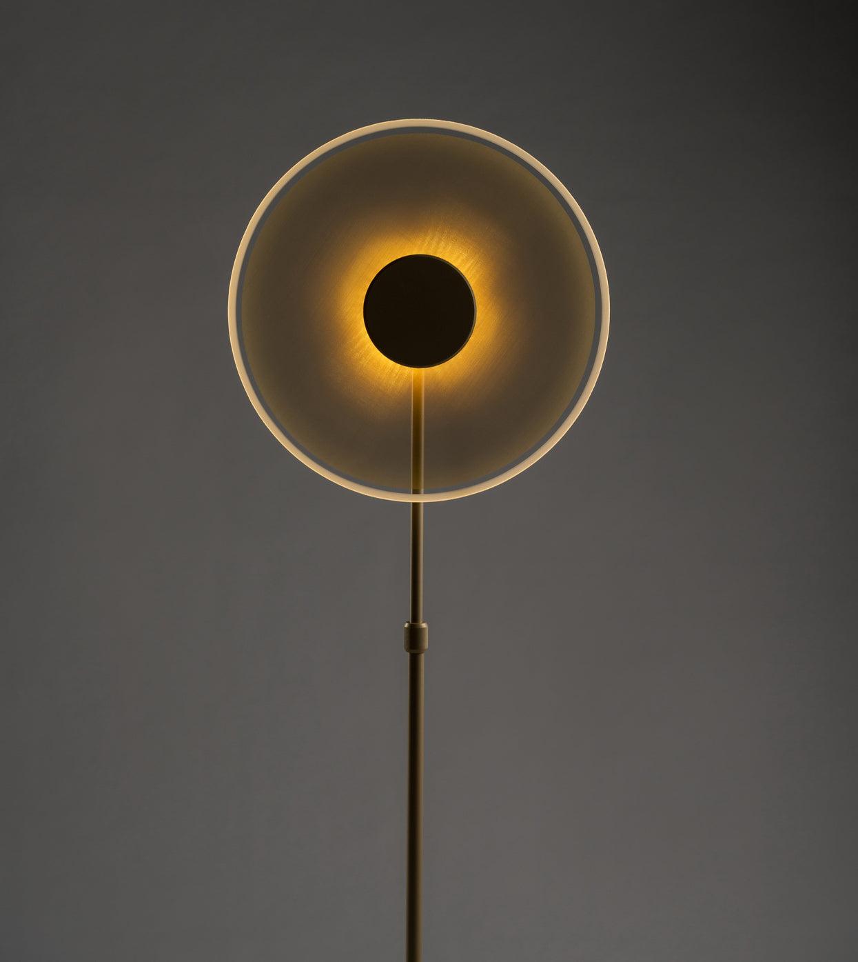 Luxora Acrylic LED Floor Lamp Modern Metal Standing Light for Contemporary Living Room Office