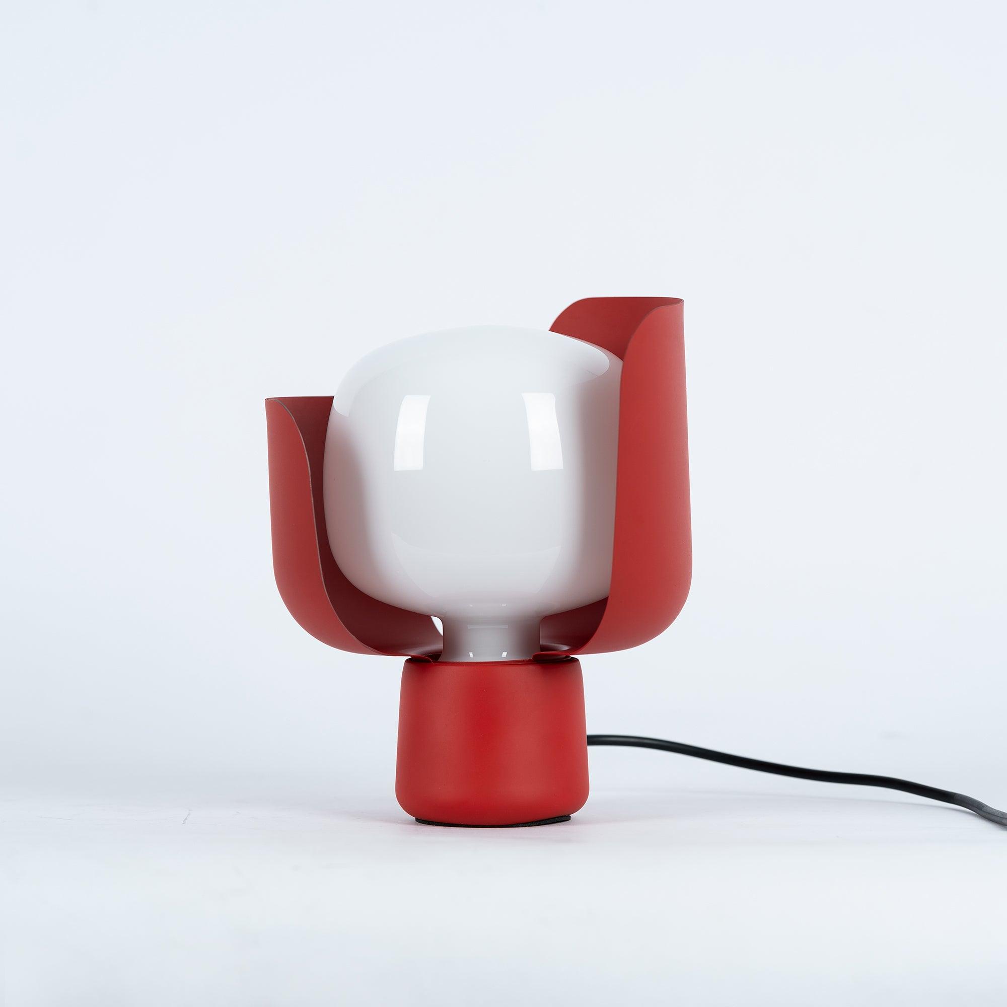 Modern Flower Petal Adjustable Accent Table Lamp for Bedroom and Living Room