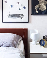 Modern Flower Petal Adjustable Accent Table Lamp for Bedroom and Living Room