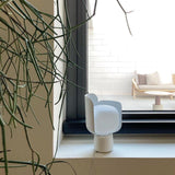 Modern Flower Petal Adjustable Accent Table Lamp for Bedroom and Living Room