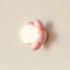elegant-floral-wall-sconce-lighting-with-glass-shade-and-natural-wood-base