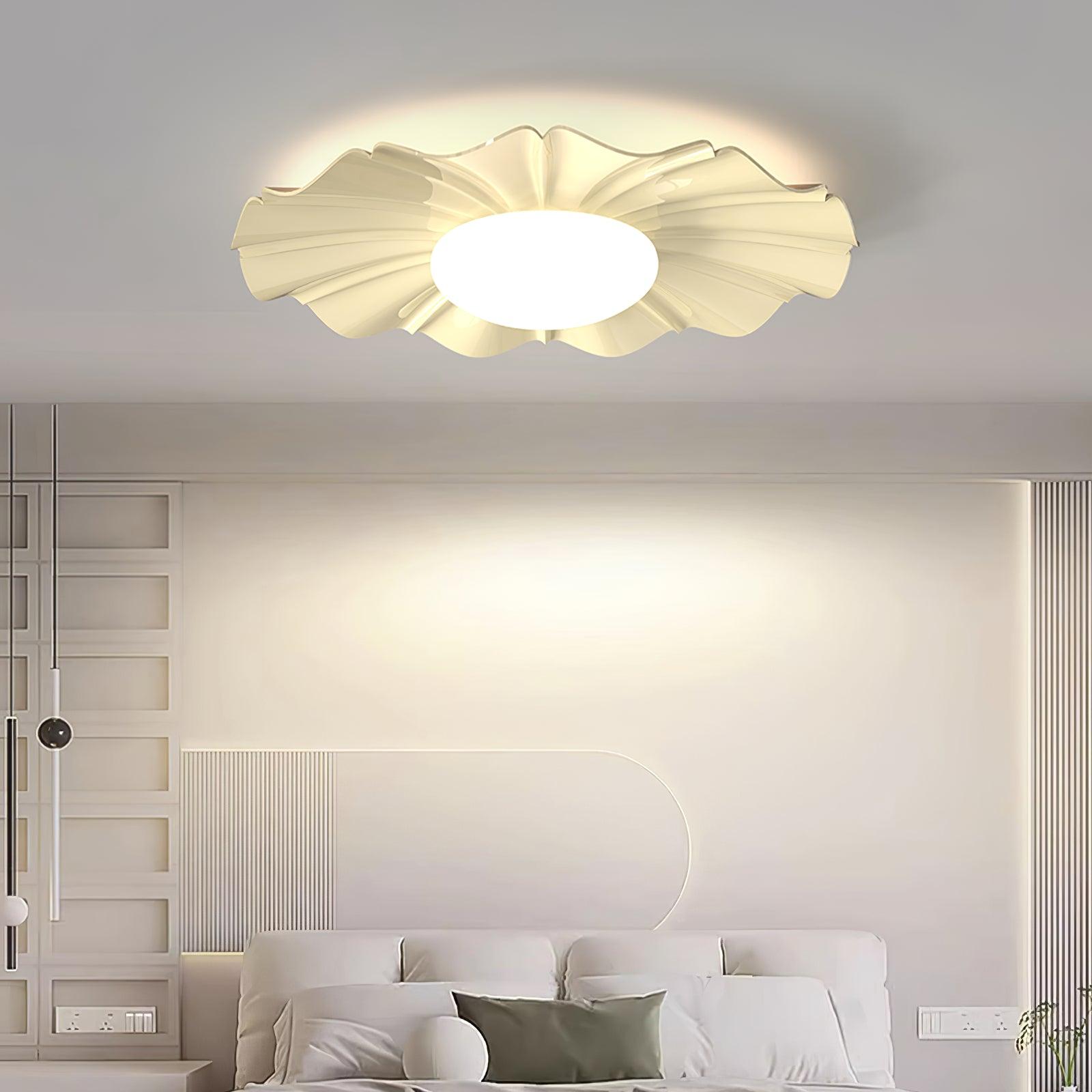 Modern Floral LED Ceiling Flush Mount Lamp Blooming Flower Light for Bedroom Living Room