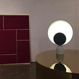 Geometric Modern LED Table Lamp Contemporary Indirect Nightstand Light for Living Room