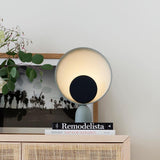 Geometric Modern LED Table Lamp Contemporary Indirect Nightstand Light for Living Room