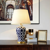 modern-blue-and-white-ceramic-table-lamp-with-fabric-shade-for-living-room-bedroom