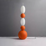 Contemporary LED Spherical Floor Lamp Modern Accent Light for Living Room and Bedroom