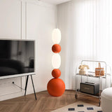 Contemporary LED Spherical Floor Lamp Modern Accent Light for Living Room and Bedroom