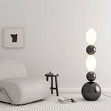Contemporary LED Spherical Floor Lamp Modern Accent Light for Living Room and Bedroom