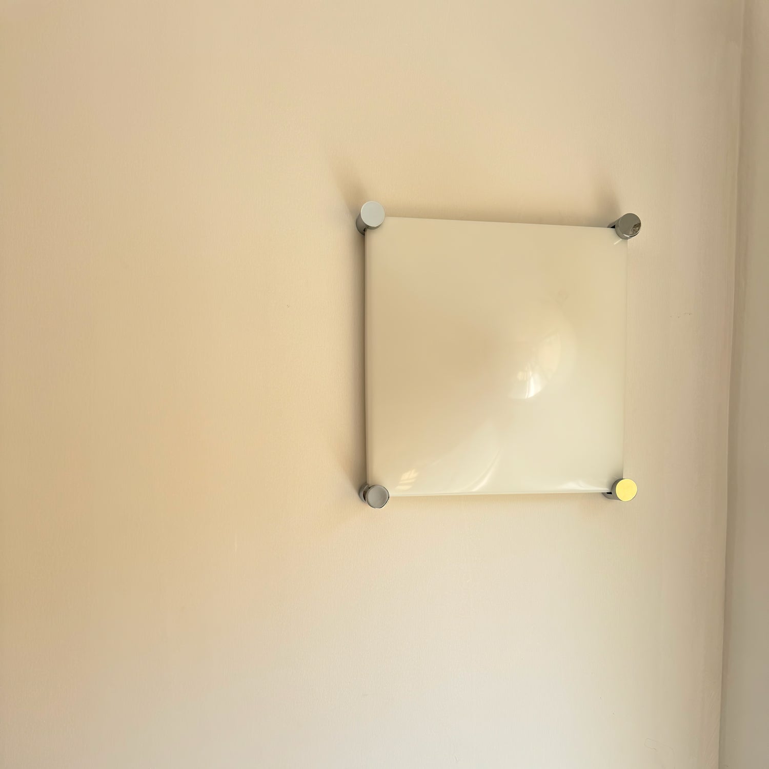 Modern Luminous Bubble Flush Mount Ceiling Light Chrome Stainless Steel LED Fixture