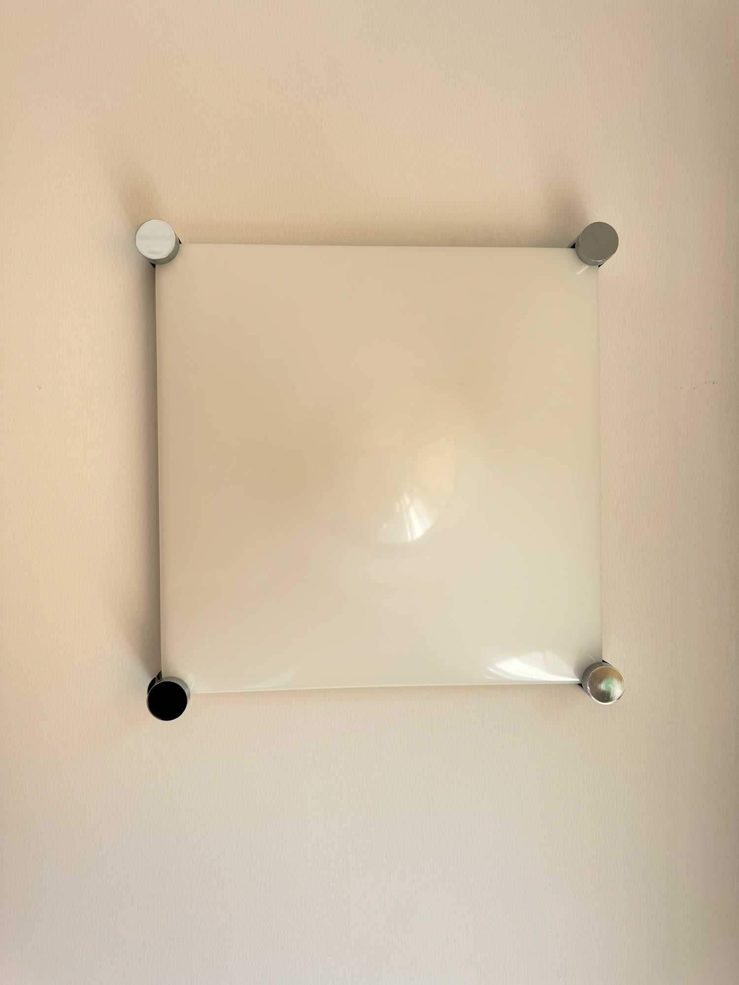 Modern Luminous Bubble Flush Mount Ceiling Light Chrome Stainless Steel LED Fixture