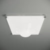 Modern Luminous Bubble Flush Mount Ceiling Light Chrome Stainless Steel LED Fixture