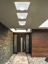 Modern Luminous Bubble Flush Mount Ceiling Light Chrome Stainless Steel LED Fixture