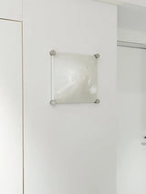 Modern Luminous Bubble Flush Mount Ceiling Light Chrome Stainless Steel LED Fixture