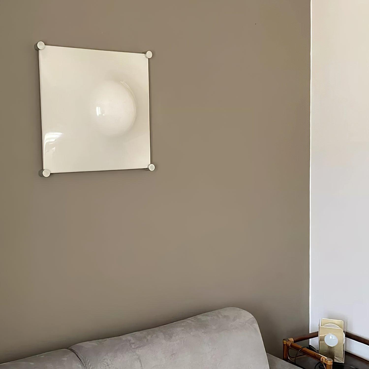 Modern Luminous Bubble Flush Mount Ceiling Light Chrome Stainless Steel LED Fixture