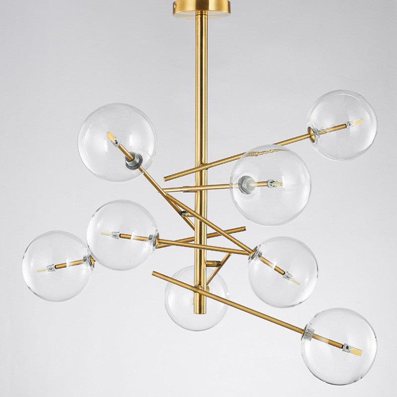 modern-glass-bubble-chandelier-with-burnished-brass-finish-and-led-integrated-lighting