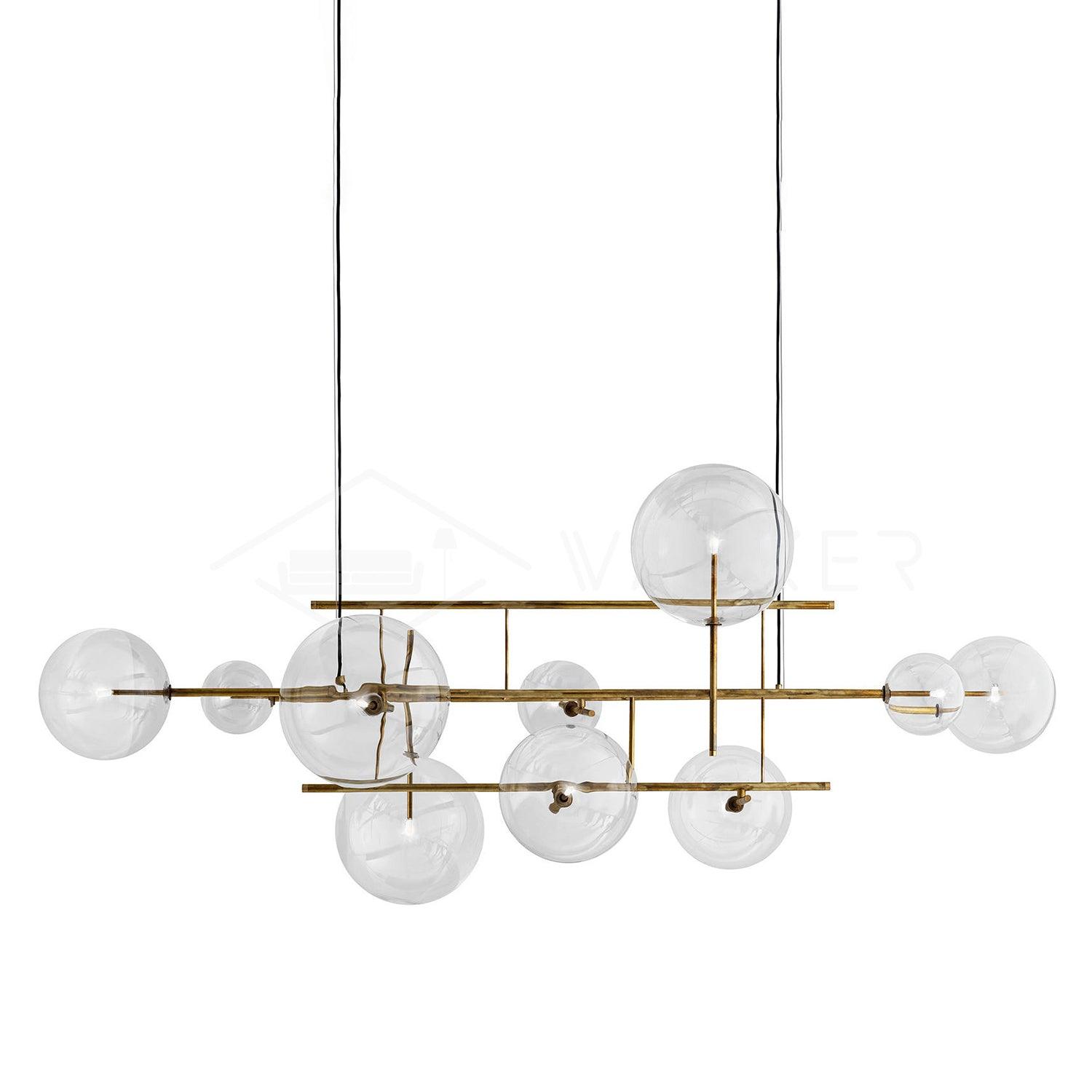modern-glass-bubble-chandelier-with-burnished-brass-finish-and-led-integrated-lighting