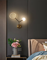 artistic-brass-branch-glass-wall-lamp-with-opal-globes-in-gold-and-black-finish