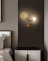artistic-brass-branch-glass-wall-lamp-with-opal-globes-in-gold-and-black-finish