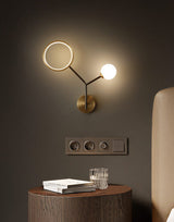 artistic-brass-branch-glass-wall-lamp-with-opal-globes-in-gold-and-black-finish