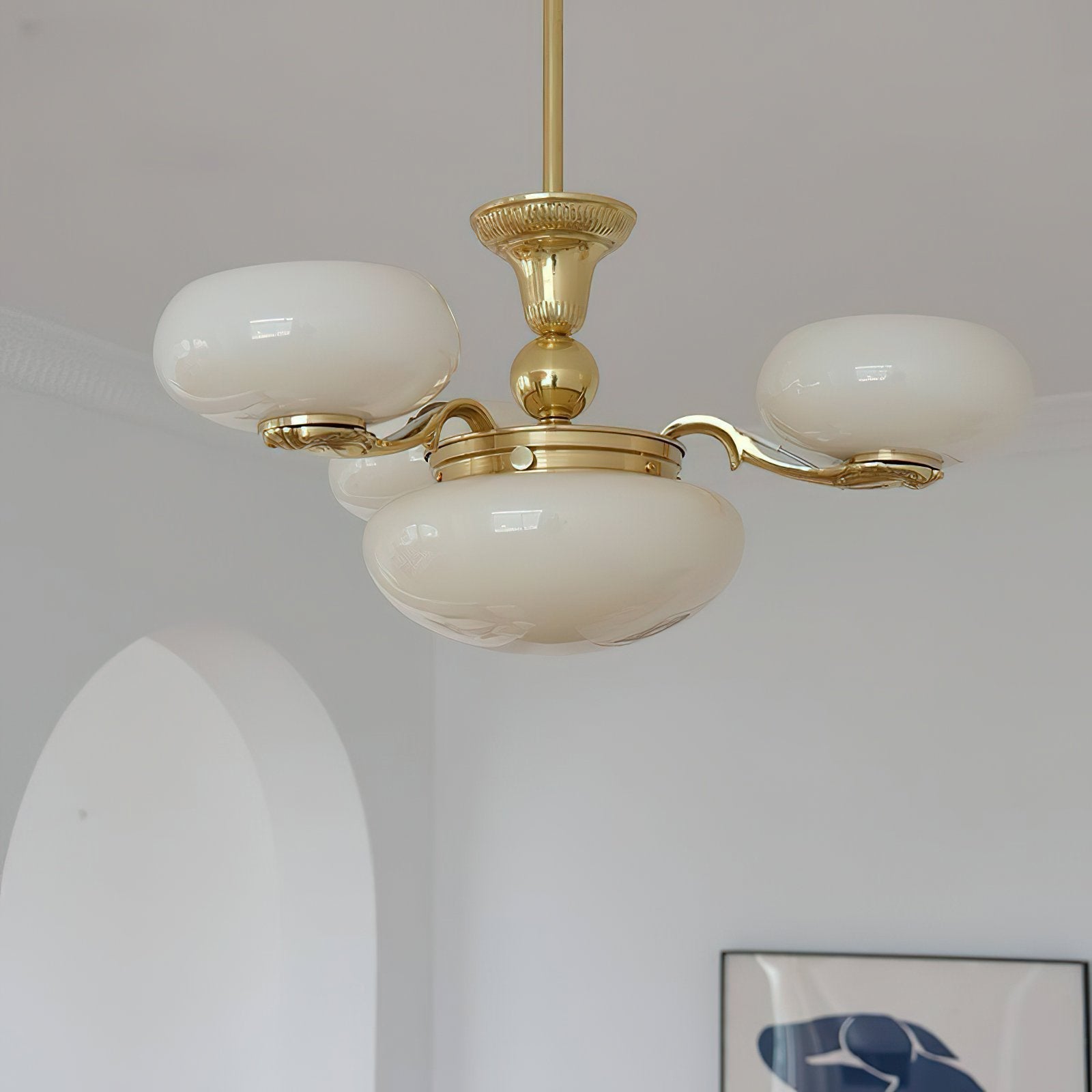 elegant-brass-and-cream-glass-orb-chandelier-mid-century-modern-pendant-light