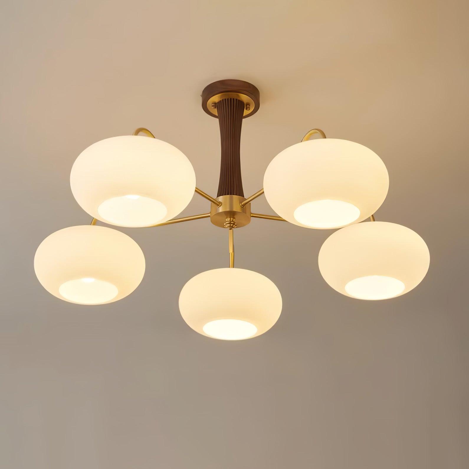mid-century-modern-brass-and-wooden-persimmon-chandelier-glass-pendant-light