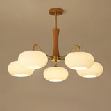 mid-century-modern-brass-and-wooden-persimmon-chandelier-glass-pendant-light