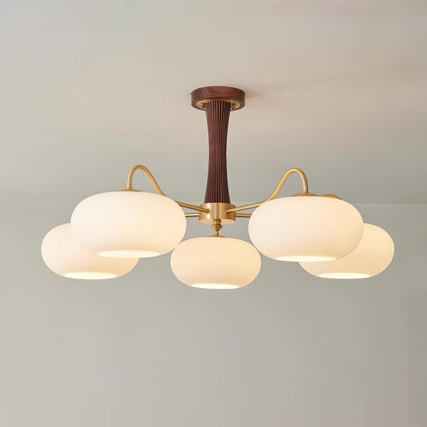 mid-century-modern-brass-and-wooden-persimmon-chandelier-glass-pendant-light
