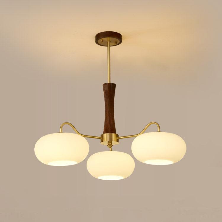 mid-century-modern-brass-and-wooden-persimmon-chandelier-glass-pendant-light